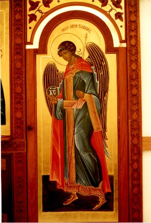 South Deacon Door. Holy Archangel Gabriel