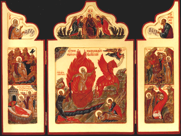 Triptych. St. Prophet Elijah 