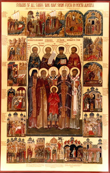 Synaxis Of All Saints Who Have Shone Forth In North America
