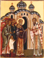 Bishop Vladimir receives the parish led by St. Alexis of Wilkes-Barre (Toth)
