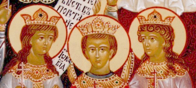 Holy Royal Family. Detail # 2