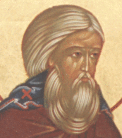 Ven. Sergius of Radonezh. Detail