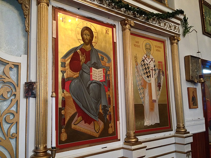 Iconostas St. Nicholas Church Salem MA by Anna Gouriev-Pokrovsky