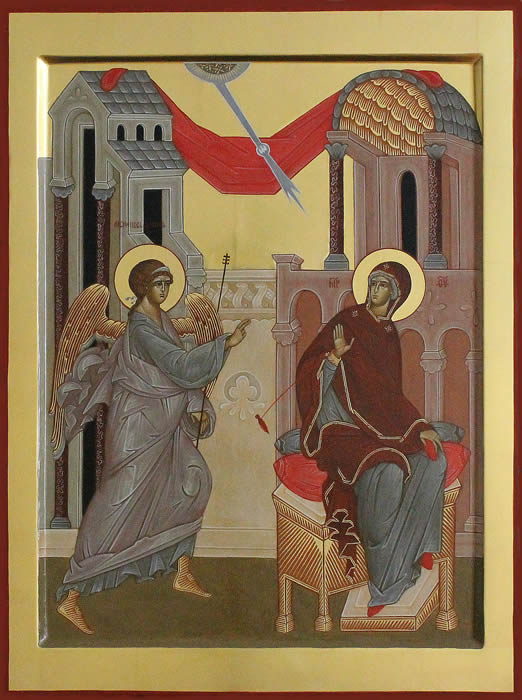 The Annunciation by Anna Gouriev-Pokrovsky