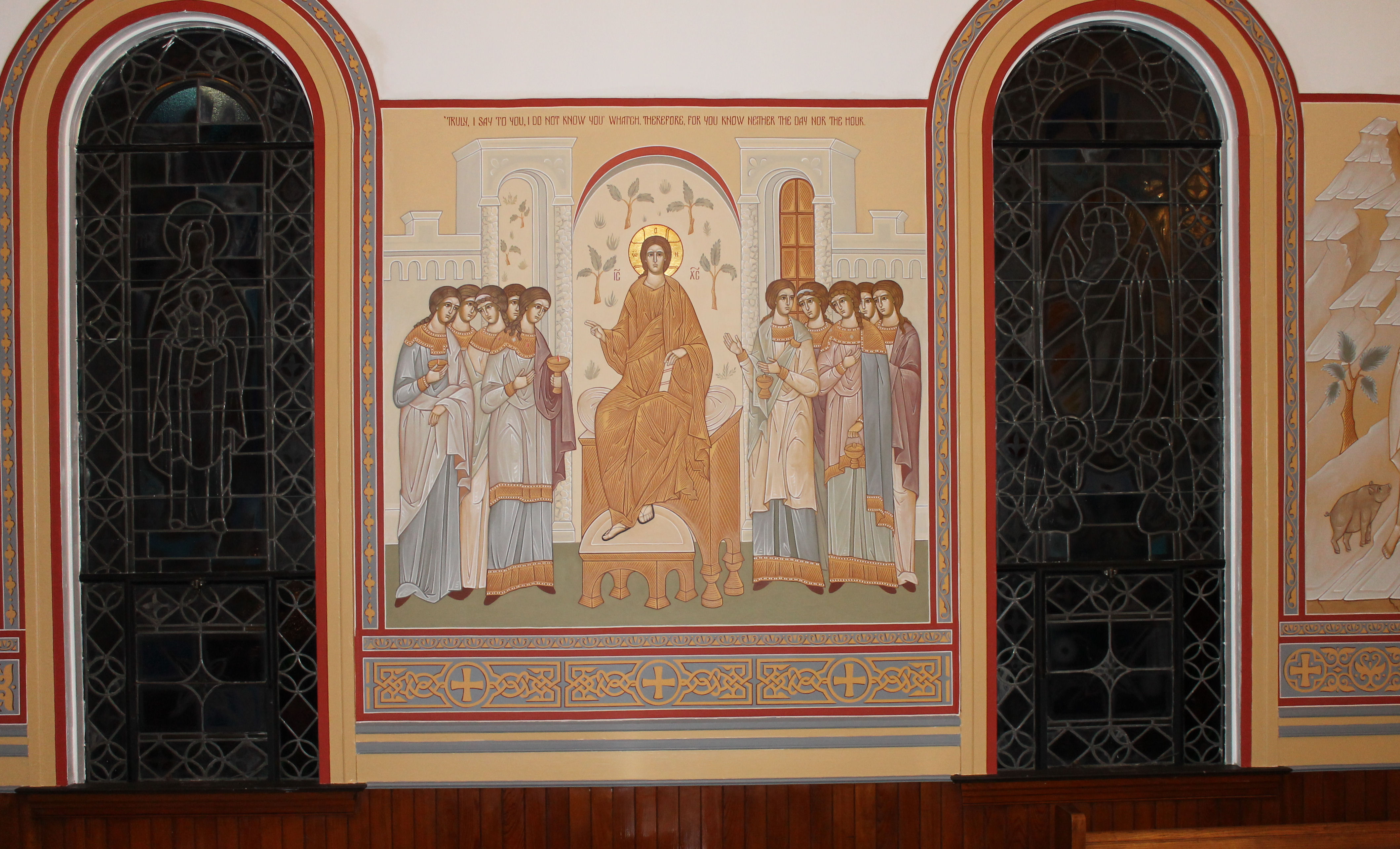 Parabel of ten Virgins - St. Nicholas Orthodox Church Salem MA by Anna Gouriev-Pokrovsky