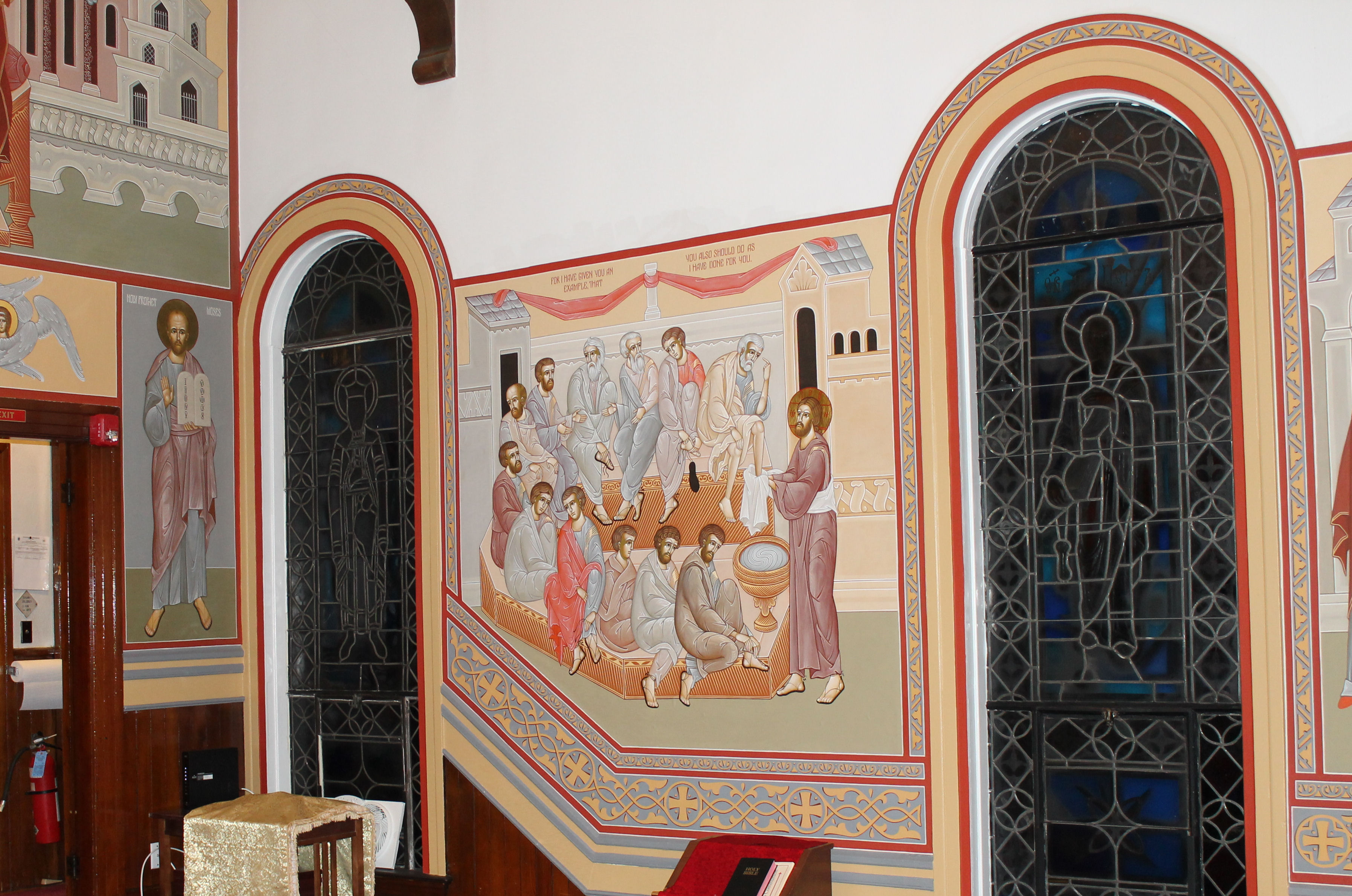 Washing of the Feet - St. Nicholas Orthodox Church Salem MA by Anna Gouriev-Pokrovsky