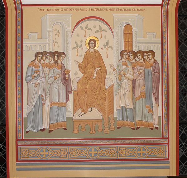 Parabel of the Ten Virgins - St. Nicholas Orthodox Church Salem MA by Anna Gouriev-Pokrovsky