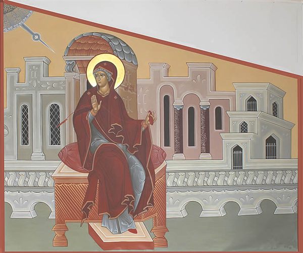 Orthodox icon by Anna Gouriev-Pokrovsky