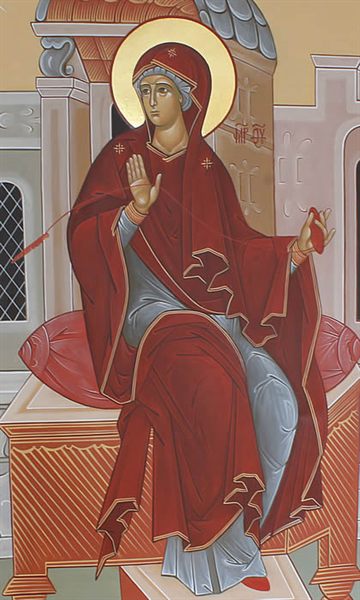 Orthodox icon by Anna Gouriev-Pokrovsky